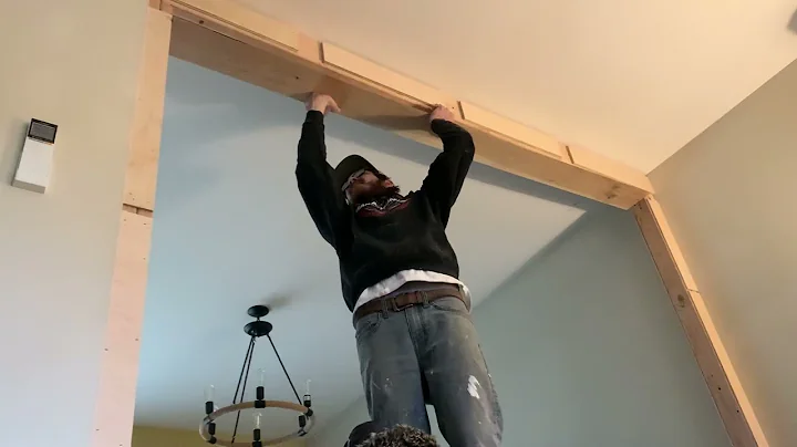 DIY Farmhouse White Oak Faux Beam