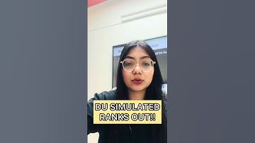 DU SIMULATED RANKS OUT🔥 What Next? #shorts