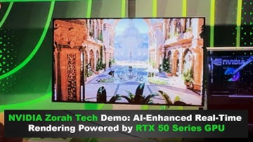 NVIDIA Zorah Tech Demo: AI-Enhanced Real-Time Rendering Powered by RTX 50 Series GPU | #CES2025