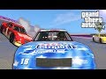 We Raced in a Nascar Stunt Race in GTA 5 Online! - GTA V Funny Moments