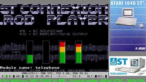 ST CONNEXION .MOD PLAYER - module player for Atari ST / Yamaha2149
