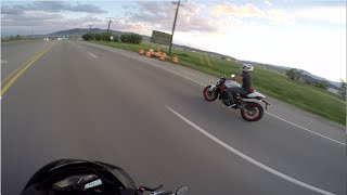 SUBSCRIBE FOR DAILY VLOGS!!! Utah Motovlogger! Street Races/ Cop En...