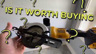 DEWALT  4 1/2   ATOMIC CIRCULAR SAW REVIEW AND THOUGHTS