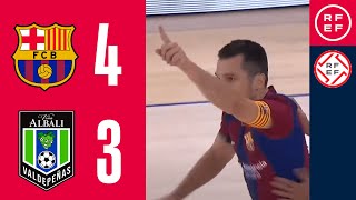 Resumen #PrimeraDivisiónFS | Barça 4-3 Viña Albali Valdepeñas | Jornada 3