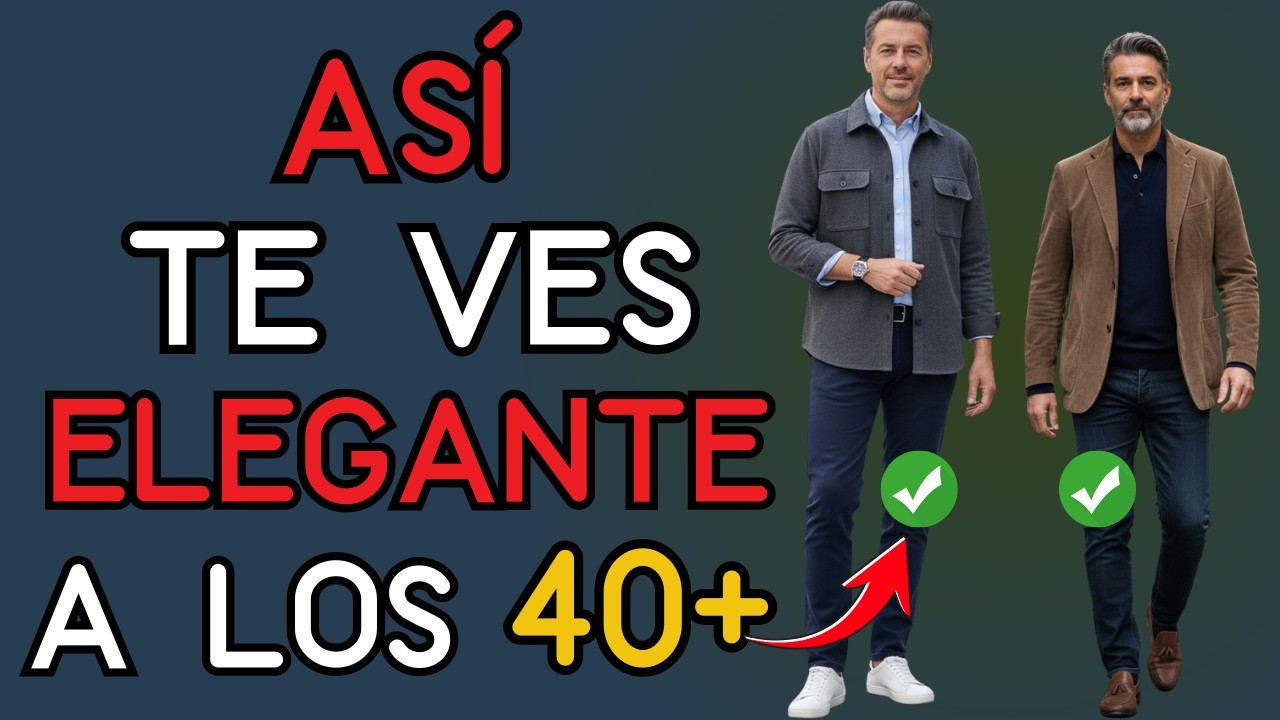 10 Estilos Casuales Que Todo Hombre de 40+ Debe Dominar | Moda Hombres 40+