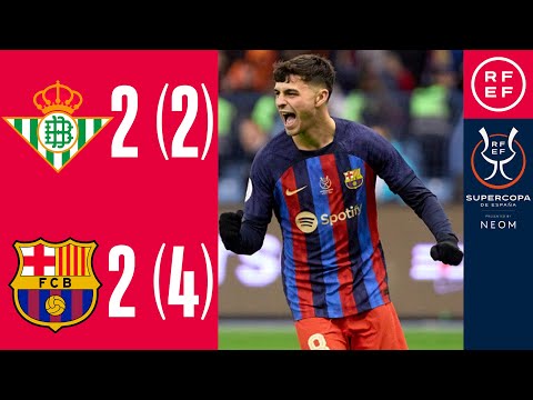 Resumen Supercopa de España | Real Betis 2-2 (2-4 pp) FC Barcelona | Semifinal