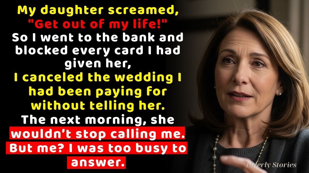 My Daughter Shouted 'Get Out Of My Life' — So I Went To The Bank And Blocked Every Card I Had Given