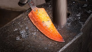 Knifemaking: Kitchen Knife Made With Scrap High Carbon Steel