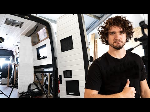 Installing Hollow Soffit Boards | Mercedes Sprinter Van Conversion #24