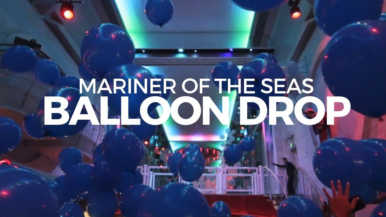 Mariner of the Seas Balloon Drop + The Best Ice Show We Have Ever Seen!