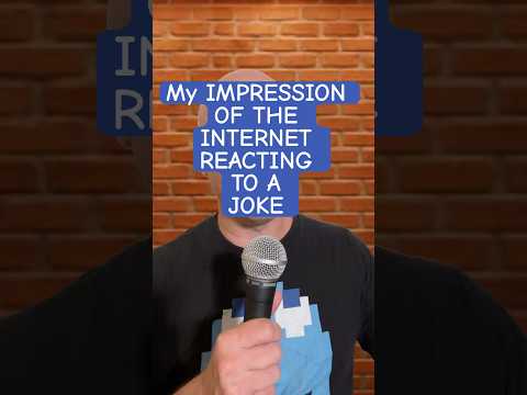 Impression of Internet Reacting to a Joke