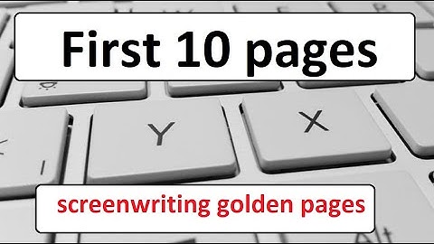 First 10 Pages - Screenplay Golden Pages - Craig D Griffiths
