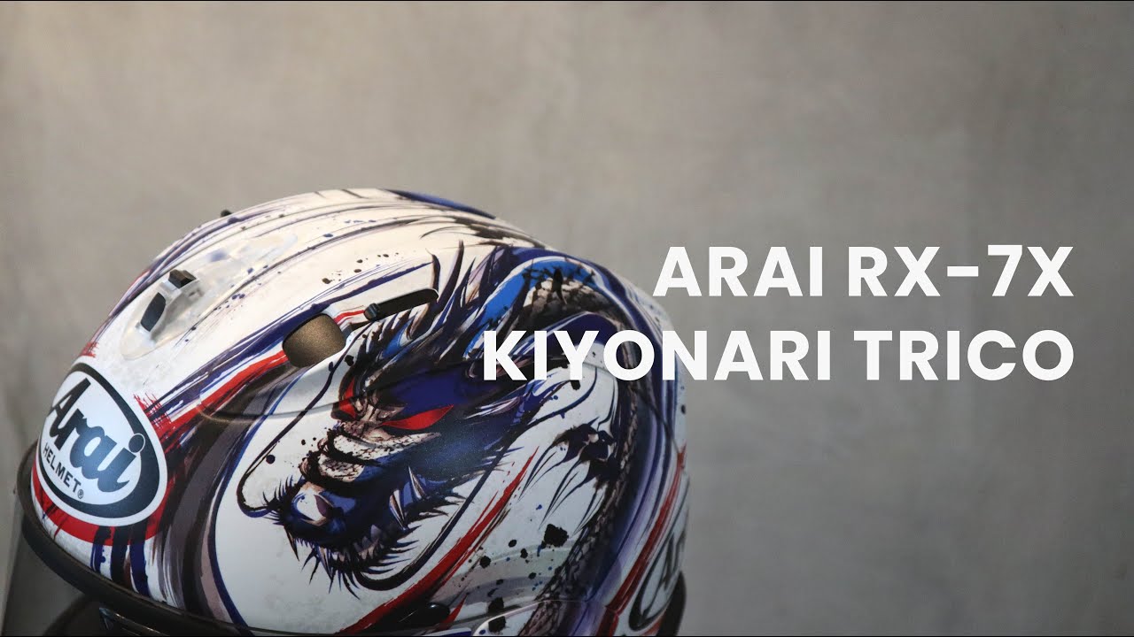 Arai RX-7X Kiyonari Trico, Pindah Dari Shoei ke Arai - YouTube