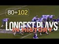 Dallas cowboys longest tds in history they get longer each play 80