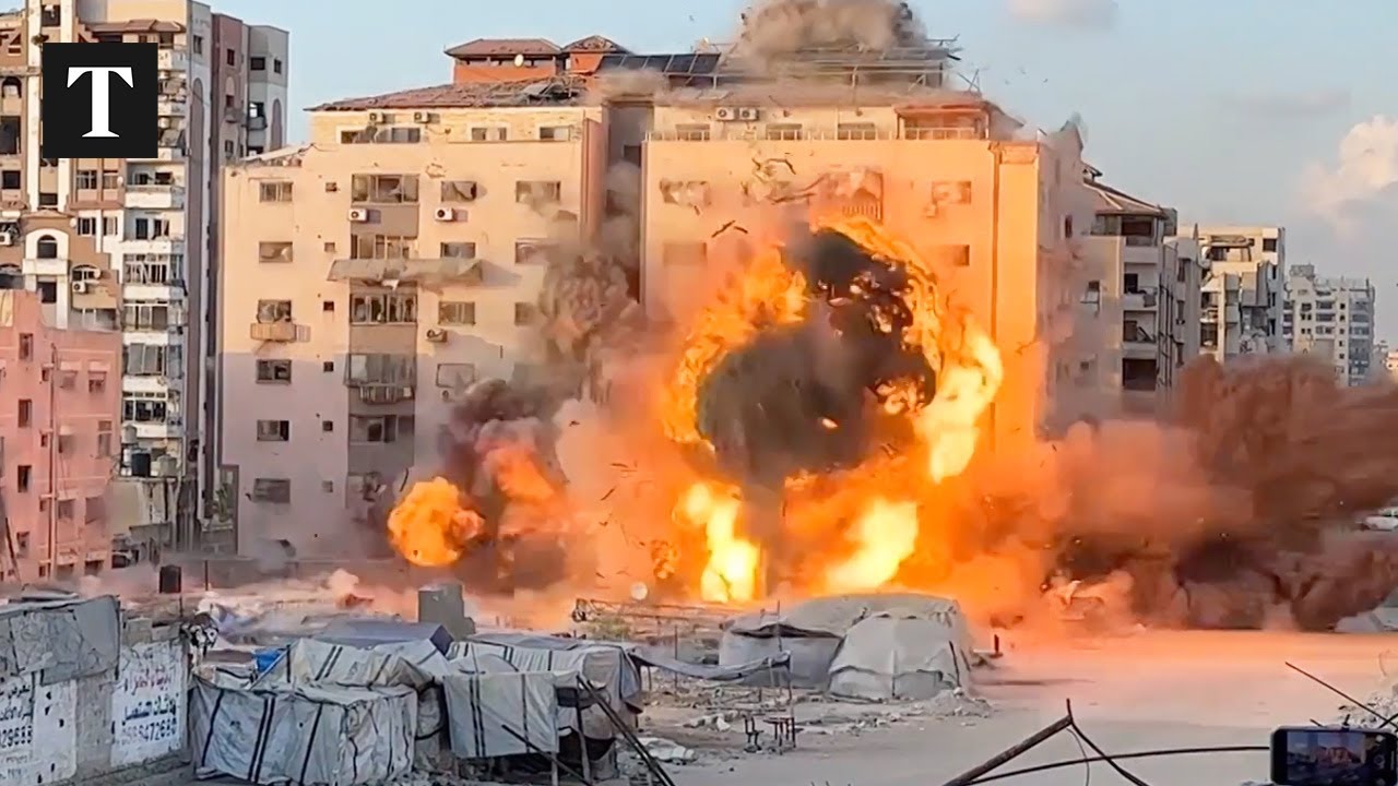 Israel Launches Major Bombardment on Gaza City