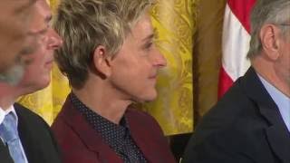 Ellen DeGeneres Receives Presidential Medal of Freedom