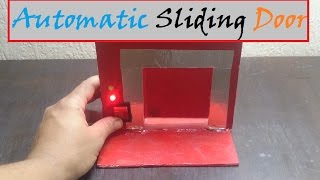 How to make Automatic Sliding Door/ Easy Tutorial