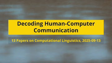 AI Frontiers: Computational Linguistics Breakthroughs | 2025-09-13