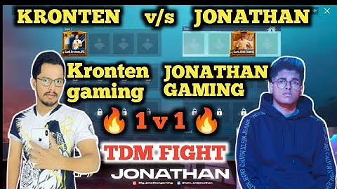 🔥Jonathan vs kronten tdm 1v1 || @JONATHANGAMINGYT || @KrontenGaming || Jonathan tdm 1v1 ||