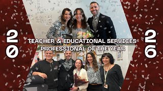 Teacher of the Year & ESP of the Year 2025-2026