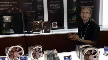 Noctua | active noise canceling fans & coolers | Overclock.net @ Computex 2013