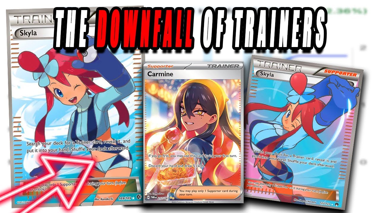 skyla pokemon card full art fake Custom Holographic  PokeOricaSTCG SKYLA FULL ART TRAINER SHEESH