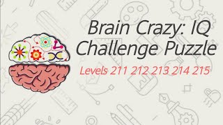 Brain Crazy: IQ Challenge Puzzle Levels 211 212 213 214 215 | Brain Crazy | KnowledgePedia1 screenshot 2