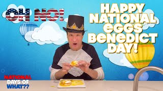 Happy National Eggs Benedict Day | April 16th | Easy Hollandaise Sauce Recipe