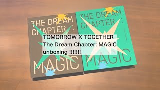 【TXT】 The Dream Chapter: MAGIC 開封 !!!!!!! (unboxing)