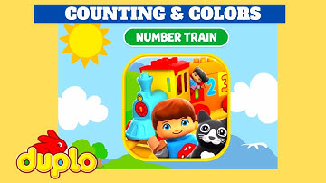 LEGO DUPLO WORLD - NUMBER TRAIN GAME EDUCATIONAL VIDEO FOR CHILDREN, TODDLERS AND PRESCHOOLERS