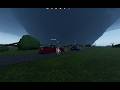 Storm Chasing with the Dominator 2 in Roblox Twisted.