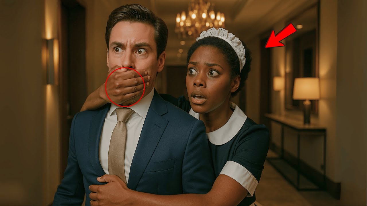 Un millionnaire rentre tard, sa femme de ménage noire lui ordonne silence… puis  le choc total.... - YouTube