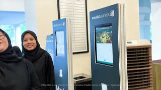 Maxis Durian Party | Facial Recognition Check-In Kiosk | Event Registration | Blue Lobby