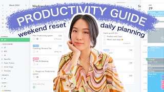 how I plan & organize my life  simple systems for success & slow productivity