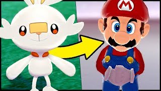 What If MARIO Was A POKEMON In Sword and Shield? screenshot 2