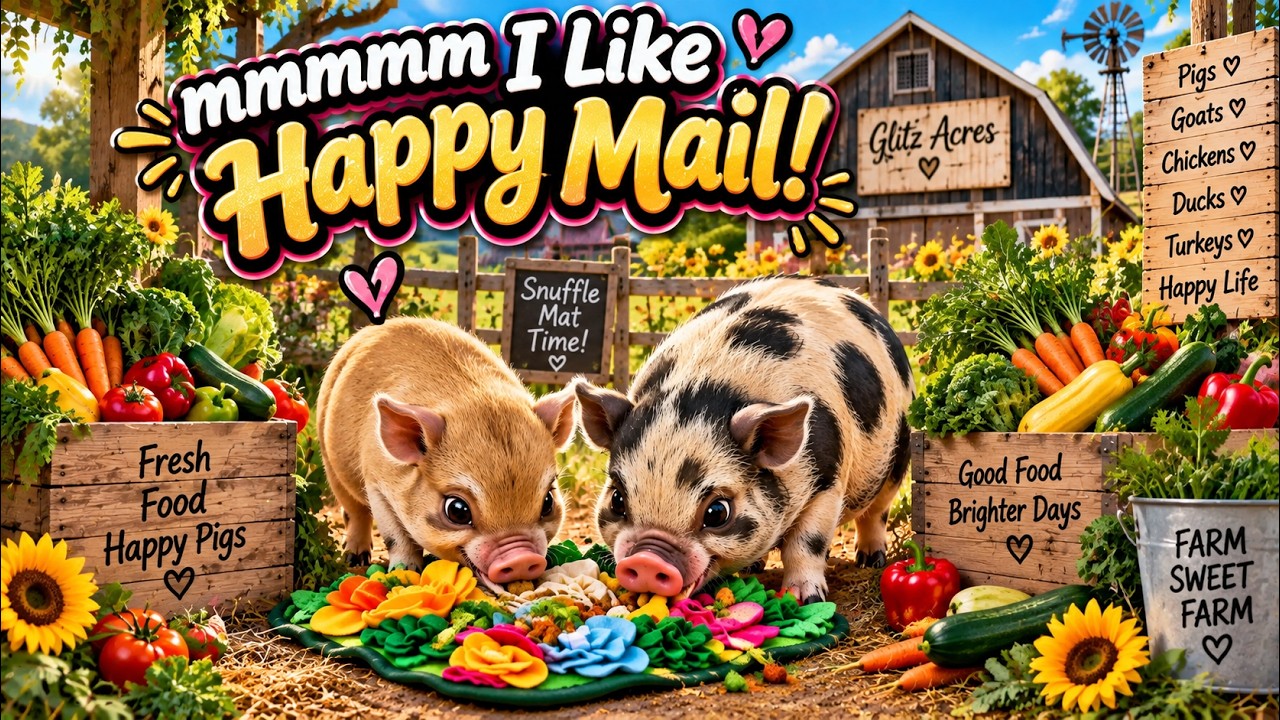 98 Piggies Lovin' The Happy Mail!! - YouTube