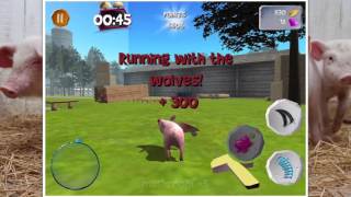 Pig Simulator Gameplay (Cleaning Outside) screenshot 4