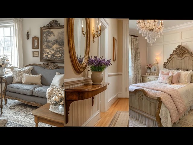 Adorable French Country Style Decor Ideas: Vintage Rustic Elegance