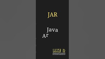 Did you know the acronyms of JAR #java #archive #informationtechnology #development #usefuldesk