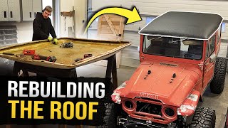 I Rebuilt The Fiberglass Roof For My FJ40 Land Cruiser!