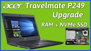 #acer  Travelmate P249 series RAM + NVMe SSD upgrade | Boost Your Laptop Speed