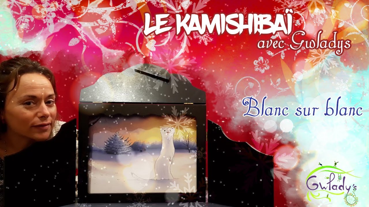 Histoire pour enfant Kamishibaï:  Blanc sur blanc des éditions Mioum-Mioum par Gwladys Papillon