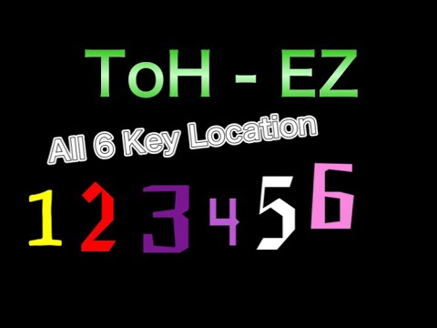 Tower Of Hell Easy All 6 Key Location Not For 100m Event Youtube - roblox completing the tower of hell youtube