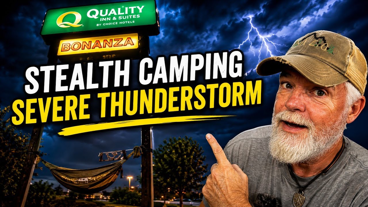 S01E14 - Stealth Camping Severe Thunderstorm Warning ⚠️ - YouTube