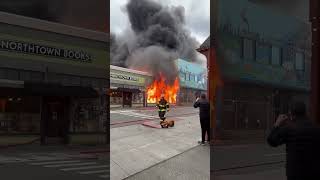 Early Video of Yesterday's Fire in Arcata
