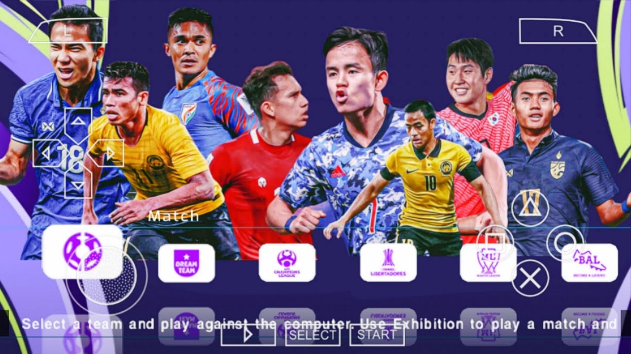 eFOOTBALL PES 2024 PPSSPP Asia Update Transfers 2024 New Kits AFC Asian