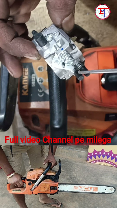 Chain saw Carbarator Adjustment #shorts #chainsaw #repair