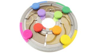 Binary Disk - How could this puzzle become more easy to produce? Wealth