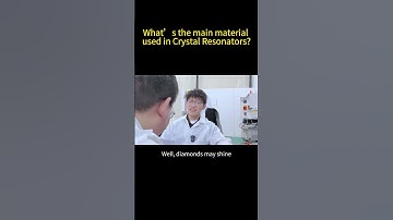 What are Crystal Resonators made of?