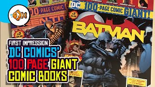 Walmart Dc Comics 100-Page Comic Giant First Impression Teen Ans And Batman